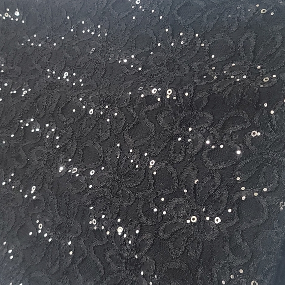 Ruby rox body con black sequined dress sz Med - Picture 11 of 13